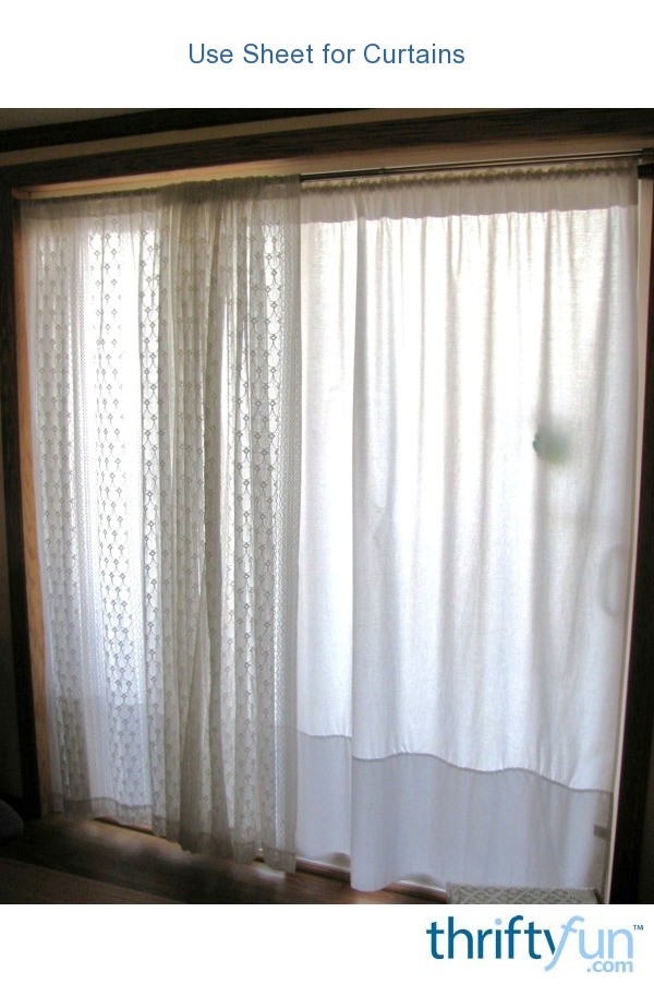 Use Sheet for Curtains ThriftyFun