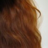 Long red hair on back of head