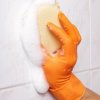 Hand washing shower wall