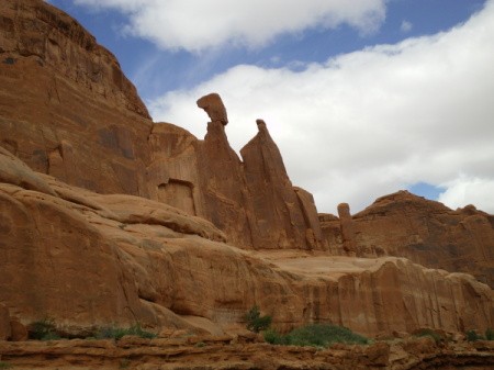 Rock Formations at Moab, UT