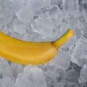 A banana on ice.