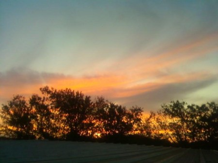 Moss Lake, TX Colorful Sky