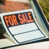 Buying a Cheap Car for First Time Driver, For Sale sign in Window of Used Car
