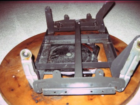 View of the swivel assembly.