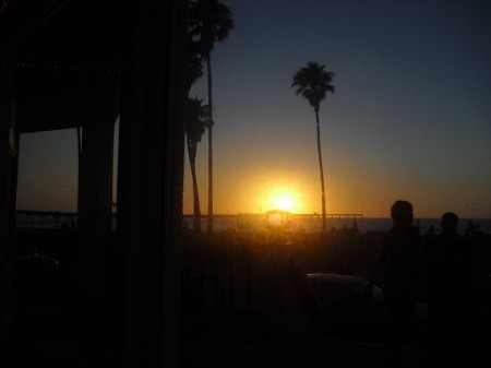 A sunset at Ocean City, CA