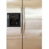 Saving Money on a Refrigerator, A new side by side refrigerator and freezer in stainless steel.