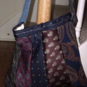 Purse Made from Old Ties