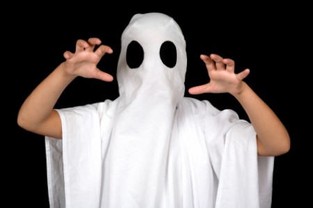 Child in Ghost Costume