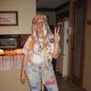 Lady in Hippie Costume