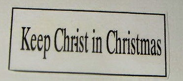 Nativity Christmas card - Keep Christ in Christmas printout.