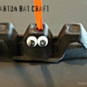 Halloween Egg Carton Bat