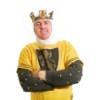 Man in Yellow King Costume