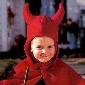Child in Devil Costume