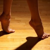 Fixing a Squeaky Floor, Feet on Squeaky Floor