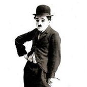 Black and White Photo of Charlie Chaplin