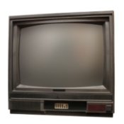 Old television set.