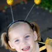 Little Girl in Bumblebee Costume