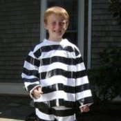 Boy in Convict Costume