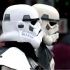 Two men Dressed as Storm Troopers