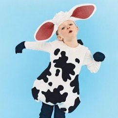 Child in Cow Costume