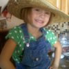 Young Girl Dressed as Hillbilly