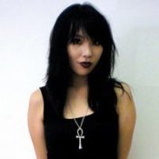 Woman Dressed as Death From Sandman