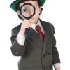 Little Boy Dressed as Detective
