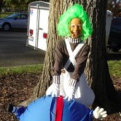 Child Dressed as an Oompa Loompa