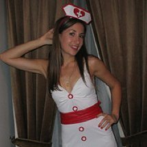 Woman in Nurse Costume