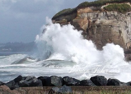 Waves Crashing at Bastendorf Beach