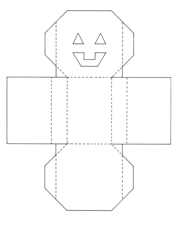 Pattern for the pumpkin basket