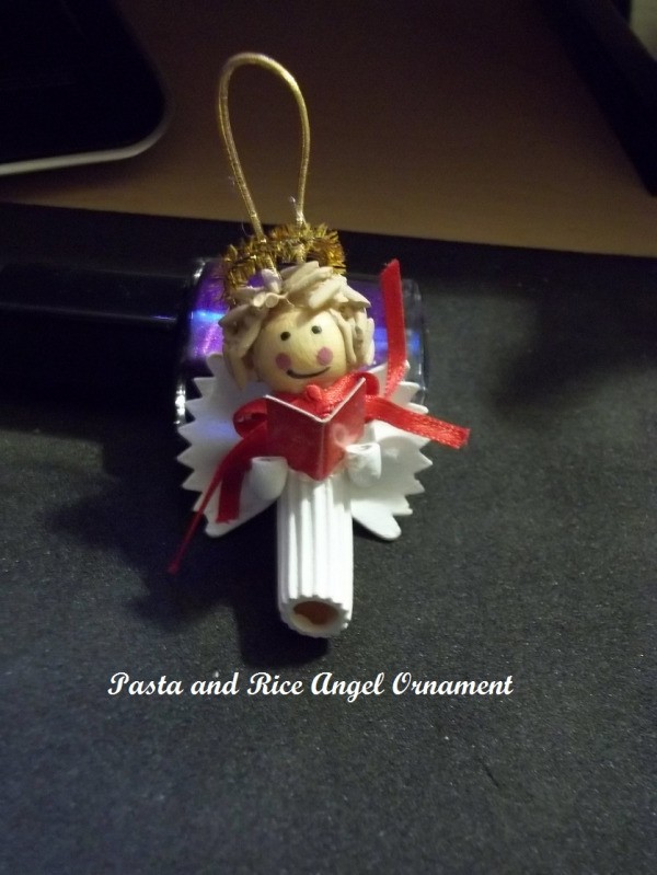 Making Pasta Angel Ornaments | ThriftyFun