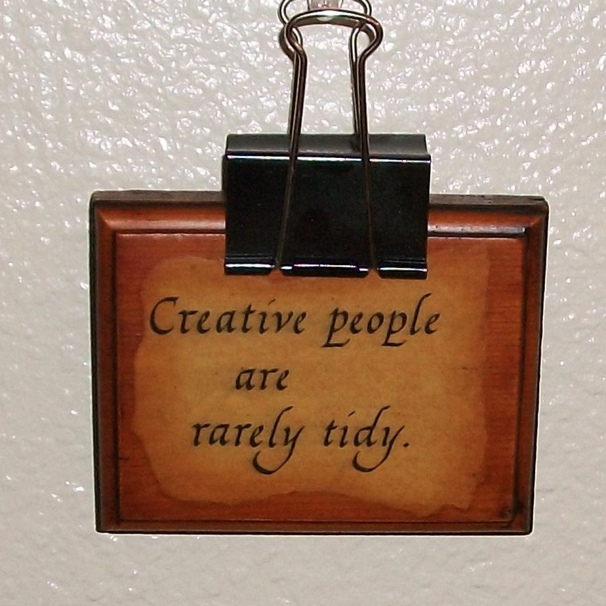 Use Binder Clips for Hanging Artwork ThriftyFun