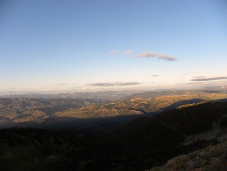 View from the Top of Caribou Mountain