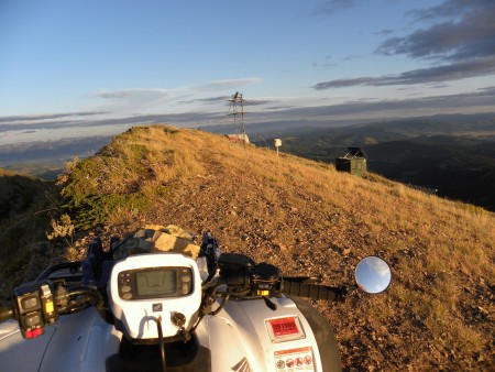 View from ATV's on Caribou Mountain