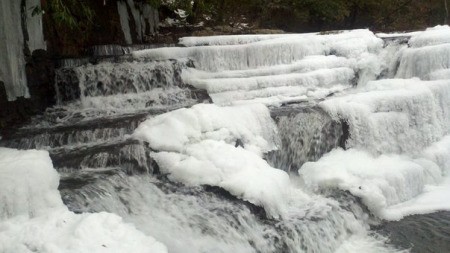 Frozen Dismal Falls