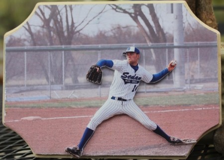 Photo Cutout of Baseball Pitcher