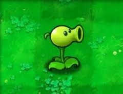 A peashooter from the game, Plants Vs Zombies.