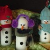 Paint Roller Snowmen