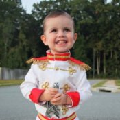 Little Boy in Prince Charming Costume