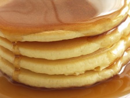 Stack of Pancakes in Syrup