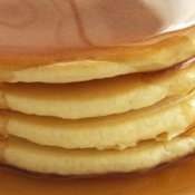 Stack of Pancakes in Syrup