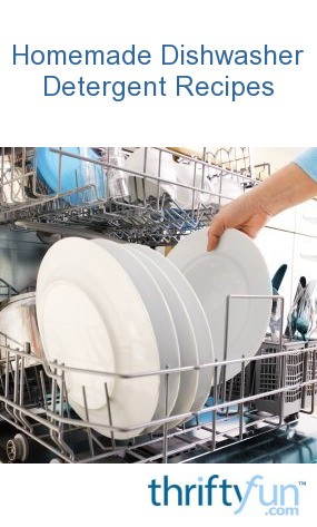 Homemade Dishwasher Detergent Recipes