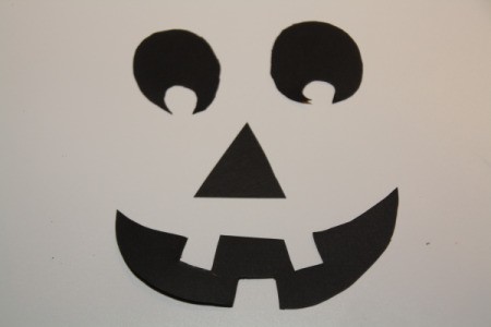 jack o lantern face cut outs