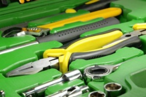 Green Household Tool Box