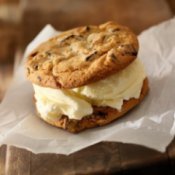 Photo of homemade ice cream sandwiches.