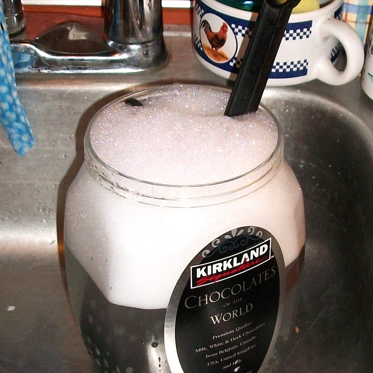 Soak Utensils in Soapy Water for the Day ThriftyFun