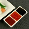A trio of savory Asian sauces.