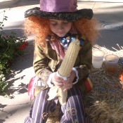 Little Girl Dressed as the Mad Hatter