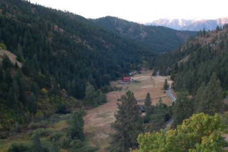 Above Eagle Creek at Sunrise